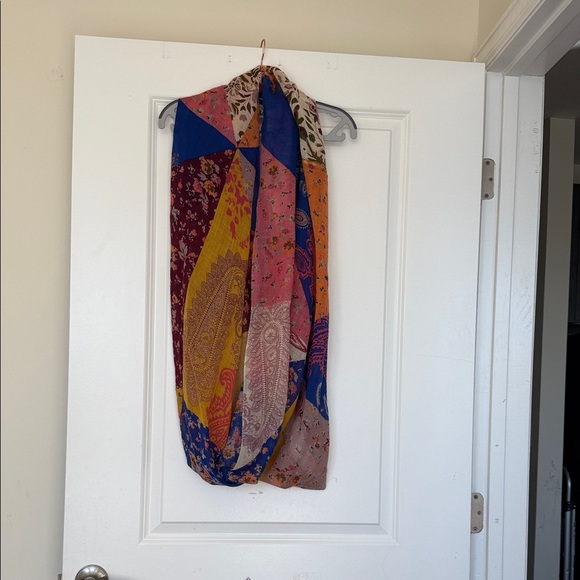 Anthropologie Accessories - Anthropologie Multicolor Patchwork Scarf